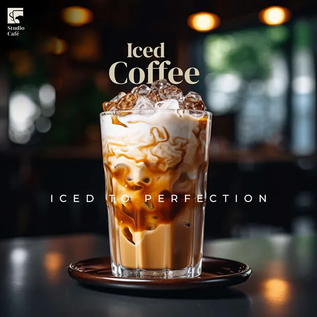 Studio Café branded hot paper cup