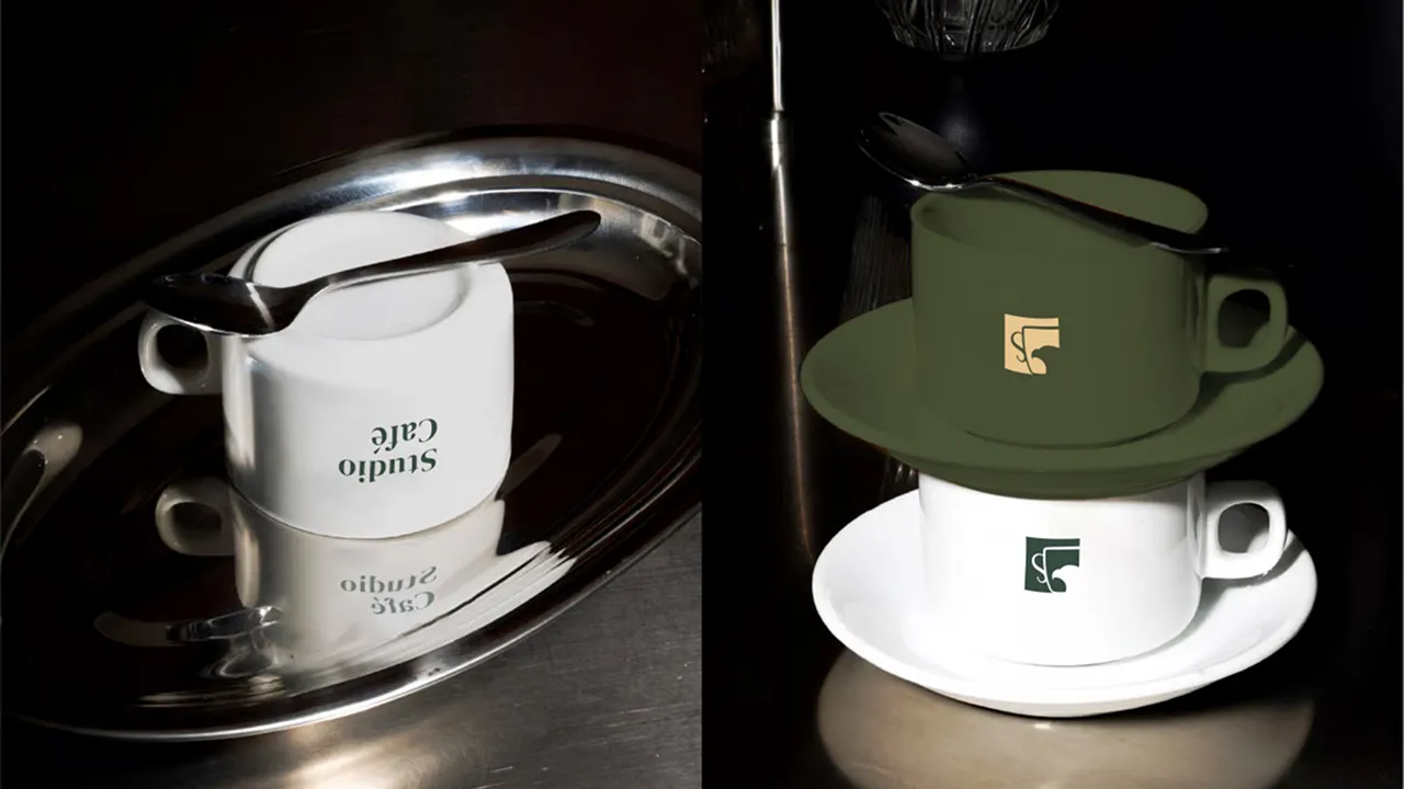 Studio Café branded coffee bags