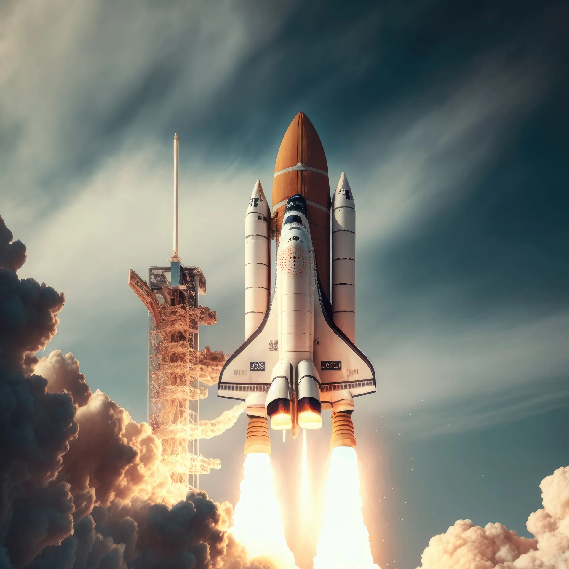 Techcora rocket launch key visual
